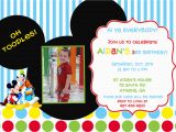 Mickey Mouse Clubhouse Birthday Invites Mickey Mouse Clubhouse Birthday Party Invitation