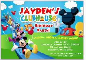 Mickey Mouse Clubhouse Birthday Invites Mickey Mouse Clubhouse Birthday Party Invitations Disney