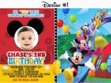 Mickey Mouse Clubhouse Birthday Invites Mickey Mouse Clubhouse Birthday Party Photo Invitations