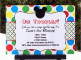 Mickey Mouse Clubhouse Birthday Invites Mickey Mouse Clubhouse Printable Invitation Party