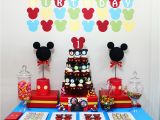 Mickey Mouse Decorations for Birthday Awesome Mickey Mouse 1st Birthday Party Ideas Margusriga