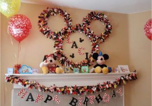 Mickey Mouse Decorations for Birthday Disney Mickey Mouse Birthday Party Ideas Photo 24 Of