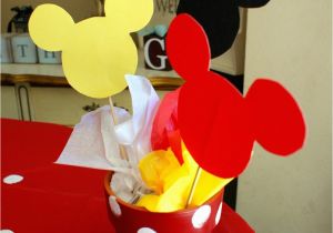 Mickey Mouse Decorations for Birthday I Heart My Glue Gun Mickey Mouse Birthday Party