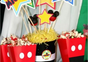 Mickey Mouse Decorations for Birthday Kara 39 S Party Ideas Mickey Mouse Clubhouse Birthday Party