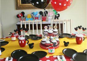 Mickey Mouse Decorations for Birthday Kara 39 S Party Ideas Mickey Mouse Clubhouse Party Via Kara 39 S