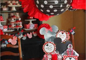 Mickey Mouse Decorations for Birthday Party Kara 39 S Party Ideas Mickey Minnie Mouse themed First