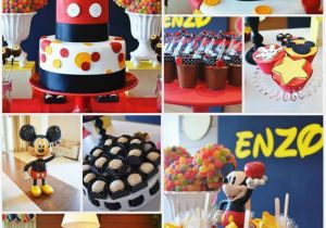 Mickey Mouse Decorations for Birthday Party Kara 39 S Party Ideas Mickey Mouse First Birthday Party