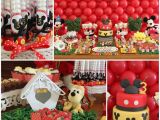 Mickey Mouse Decorations for Birthday Party Kara 39 S Party Ideas Mickey Mouse Party Planning Ideas