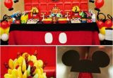 Mickey Mouse Decorations for Birthday Party some Awesome Birthday Party Ideas Over the Mickey Mouse theme