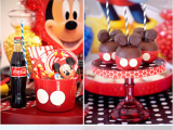 Mickey Mouse Decorations for Birthday tons Of Mickey Mouse Party Ideas Via Karas Party Ideas