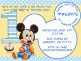 Mickey Mouse First Birthday Card Baby Mickey Mouse Matches Mickey 39 S 1st Party Supplies