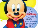 Mickey Mouse First Birthday Card Disney Mickey Mouse 1st Birthday Greeting Card Mickey