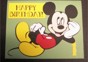 Mickey Mouse First Birthday Card Items Similar to Mickey Mouse First Birthday Card 2 On Etsy