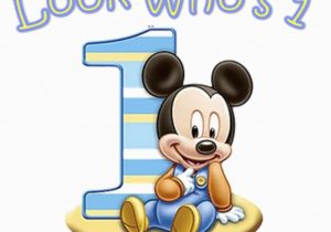 Mickey Mouse First Birthday Card Mickey Mouse Boys Birthday Shirt