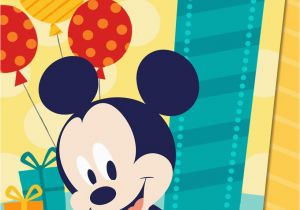 Mickey Mouse First Birthday Card Mickey Mouse Musical 1st Birthday Card Greeting Cards