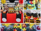 Mickey Mouse First Birthday Party Decorations 29 Magical Mickey Mouse Party Ideas Spaceships and Laser