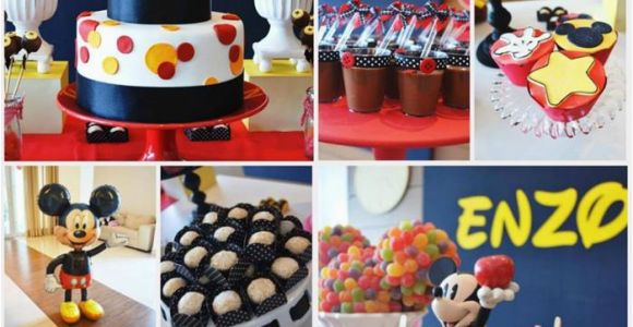 Mickey Mouse First Birthday Party Decorations Kara 39 S Party Ideas Mickey Mouse First Birthday Party