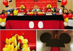 Mickey Mouse First Birthday Party Decorations some Awesome Birthday Party Ideas Over the Mickey Mouse theme