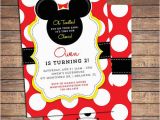 Mickey Mouse themed Birthday Invitations Mickey Mouse Invitation Mickey Mouse Birthday Invitations