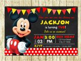 Mickey Mouse themed Birthday Invitations Mickey Mouse Printed Chalkboard Birthday Invitations Ebay