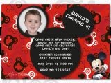 Mickey Mouse themed Birthday Invitations Mickey Mouse themed Birthday Invitations Best Party Ideas