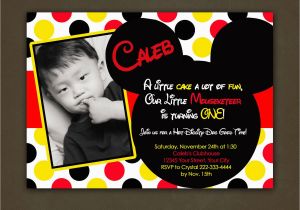 Mickey Mouse themed Birthday Invitations the Fun Mickey Mouse Birthday Party Invitations Best