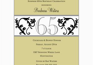 Milestone Birthday Invitation Wording Elegant Vine Blue 65th Birthday Milestone Invitations