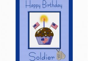 Military Birthday Cards Military soldier Birthday Card Zazzle
