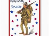 Military Birthday Cards Vintage Military Happy Birthday Card soldiers Vintage