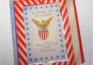 Military Birthday Cards Vintage Patriotic Military Greeting Card Do 39 S and