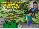 Minecraft Birthday Card Amazon Minecraft Birthday Invitations Download Uprintinvitations