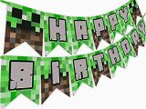 Minecraft Birthday Card Amazon Minecraft Birthday Party Amazon Com