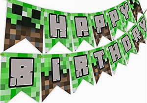 Minecraft Birthday Card Amazon Minecraft Birthday Party Amazon Com