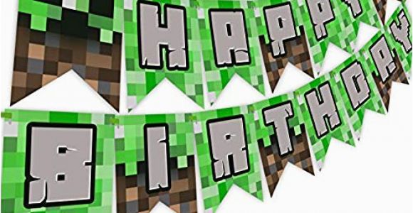 Minecraft Birthday Card Amazon Minecraft Birthday Party Amazon Com