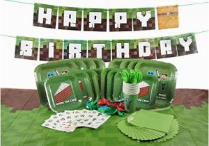 Minecraft Birthday Card Amazon Minecraft Party Supplies Amazon Com