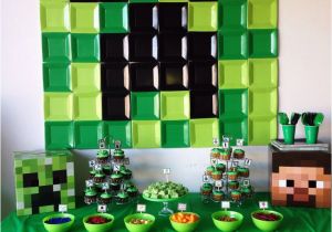 Minecraft Birthday Decoration Ideas 17 Best Ideas About Mine Craft Party On Pinterest