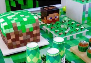 Minecraft Birthday Decoration Ideas Kara 39 S Party Ideas Minecraft Party Ideas Archives Kara 39 S