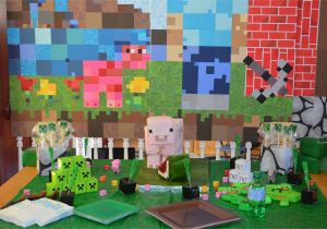 Minecraft Birthday Decoration Ideas Minecraft Birthday Party Decorations Mom It forward