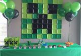 Minecraft Birthday Decoration Ideas Minecraft Birthday Party Ideas Printable Party Games