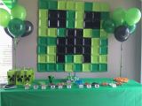 Minecraft Birthday Decoration Ideas Minecraft Birthday Party Ideas Printable Party Games