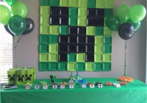 Minecraft Birthday Decoration Ideas Minecraft Birthday Party Ideas Printable Party Games