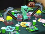 Minecraft Birthday Decoration Ideas top Notch Minecraft themed Boy 39 S Birthday Party