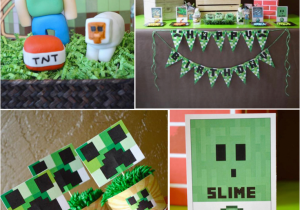 Minecraft Birthday Decoration Ideas Vintage Minecraft Video Game Boy Birthday Party Planning