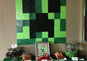 Minecraft Birthday Party Decoration Ideas Domestic Femme Minecraft Birthday Party