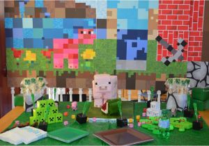 Minecraft Birthday Party Decoration Ideas Minecraft Birthday Party Decorations Mom It forward