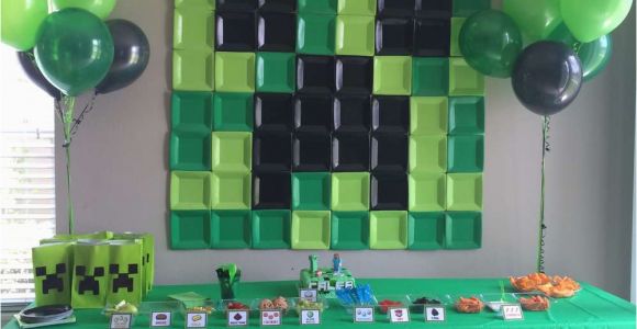 Minecraft Birthday Party Decoration Ideas Minecraft Birthday Party Ideas Printable Party Games