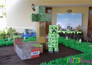 Minecraft Birthday Party Decoration Ideas Minecraft Party All for the Boys