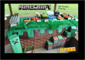 Minecraft Birthday Party Decoration Ideas Parties4ever Minecraft Party