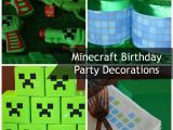 Minecraft Decoration Ideas for Birthday Minecraft Birthday Party Decorations Mom It forward