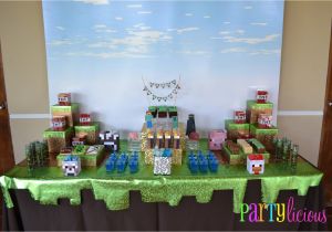 Minecraft Decoration Ideas for Birthday Partylicious events Pr Minecraft Birthday Party